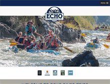 Tablet Screenshot of echotrips.com